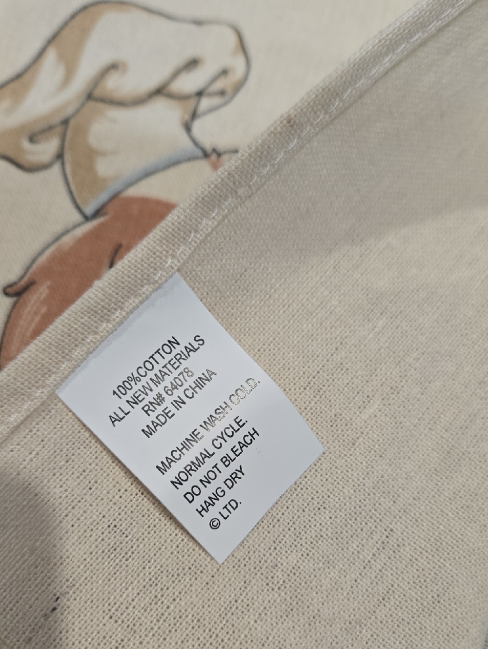 THREE COTTON KITCHEN TOWELS WITH DOG THEME... #7943 - Picture 5 of 5